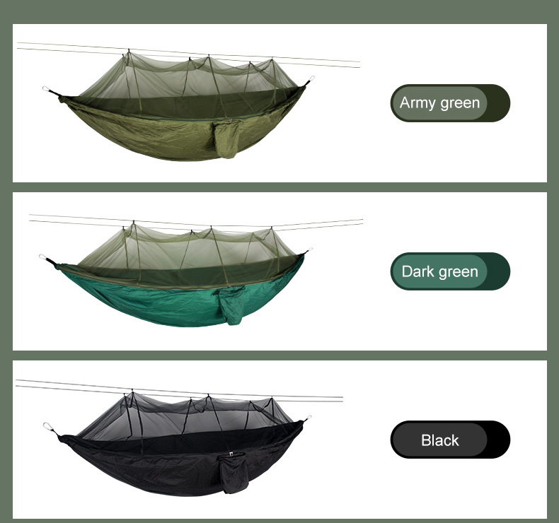 Cheap Goat Tents Outdoor Camping Hammock Portable Ultralight Tent 1 2 Person Hanging Bed with Mosquito Net Ultralight Tourist Sleeping Hammock   